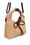 Lolly Bowknot Detailed Suede Women's Hand, Shoulder and Crossbody Bag - 4