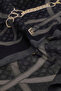 Patterned 120 X 120 cm Scarf Aw5679Pol03 Women's Scarf Aw5679 Pol03 Bla - 2