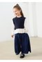 Girl's Denim Skirt-Looking Pants - 2