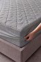 Liquid-Proof Quilted Fitted Full Edge Mattress Protector Mattress Cover Melange Gray - 5