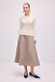 Button-Detail Knitted Blouse - 2