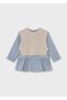 Baby Girl Blue Dress and Vest