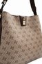 Dark Beige - Brown Monogram Women's Shoulder Bag Sp1295 - 4