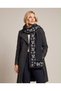 Cashmere Textured Rose Model Knitwear Scarf