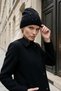 Self-Fashioned Bow Patterned Women's Beanie with Pearls - 2