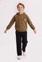 8-14 Years Old Charles Wilson Boy's Suit-Khaki - 3