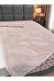 Bubble Double Layer Quilt Blanket -Powder Tkebt Powder - 3