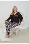 Πιτζάμα Plus Size Dreamy Floral - Πολύχρωμο - 3