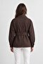 Buttoned tie-up jacket - 3