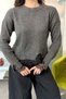Women's Sleeveless and Skirted Knitwear Sweater Anthracite - 27K 2652 - 2