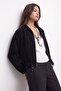 Short belted suede jacket - 3