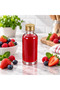 3 Pieces of 50 ml Glass Ginger Shot Bottles – Mini Beverage Bottles with Gold Lids - 5