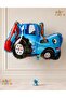 Tractor and Cow Themed 5 Year Old Balloon Set 11 Piece Farm Concept Birthday Balloon Set - 7