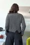 Women's Sleeveless and Skirted Knitwear Sweater Anthracite - 27K 2652 - 5