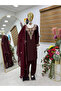 Brown Maska Cotton Top Bottom & Dupatta - HRT2824 - Brown-Size:S-36-Inches - 3