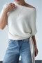 Women's off-the-shoulder blouse - 4