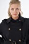 Trench Coat Black 14013
