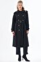 Trench Coat Black 14013 - 3