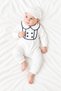 0-3 Months Baby Boy Luxury Premium Gift Box Jumpsuit Blanket Hat 3-Piece Newborn Set 56cm Cotton Tuxedo - 6
