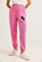 3-Strap Pink Tracksuit with Elasticated Ankles - 4