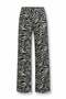 Black Zebra Patterned Trousers 035
