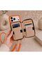iPhone 18 Pro Max (6.9 Inch) Compatible Premium Lux Leather Case with Open Sides, Slim Design, Wallet, Zipper, Card Holder, Crossbody Neck Strap, and Drawstring Strap - 4