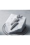 Xuping Lightning Bolt Figured Iced Out Necklace – Silver Color Zircon Stone Non-Tarnish Steel Street Style Unisex Necklace - 5