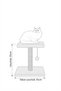 K1 Cat Scratching Tower and Bed with Washable Fabric - 4