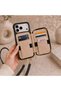iPhone 18 Pro (6.3 Inch) Compatible Premium Lux Leather Case with Open Sides, Slim Design, Wallet, Zipper, Card Holder, Crossbody Neck Strap, and Drawstring Strap - 4