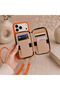 iPhone 18 Pro (6.3 Inch) Compatible Premium Lux Leather Case with Open Sides, Slim Design, Wallet, Zipper, Card Holder, Crossbody Neck Strap, and Drawstring Strap - 4