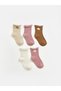 Esvab • Modern & Distinctive Floral Printed Baby Girl Socks 5-Pack