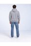 3 Thread Men's Hooded Kangaroo Pocket Sweat Soft Puff Fabric Sweatshirt - 5