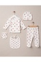 Minoti 100% Cotton 5-Piece Hospital-Issued Newborn Baby Set - 6