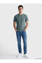 Slim Fit Zero Roba Collar Men's T-Shirt from Uzg Store for Style Enthusiasts - 4