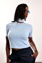 Blue Crew Neck Short Sleeve Knitwear 128 - 2