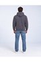 3 Thread Men's Hooded Kangaroo Pocket Sweat Soft Puff Fabric Sweatshirt - 5