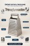 Industrial 4-Sided Boxed 18/10 304 Stainless Steel Chef's Grater Professional Chefs' Choice 23 cm 723682 - 7