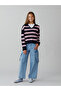 Esvab • Modern & Distinctive Devrik Roba Collar Girls' Knit Sweater - 2