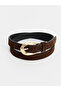 Two Mt Shop Quality Lcw Accessories Brown Plain Women's Belt - 2