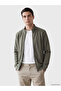 Sparkling Choices from Shining Store Upright Roba Collar Men's Zipper Sweatshirt