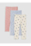 Rmz Gi̇yi̇m Farkiyla Baby Girl Leggings 3-Pack - 2