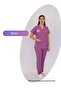 Ebe Forması Scrubs Lycra Single Top Compliant with the New Regulation-Byzantium - 5