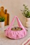 Adjustable Drawstring Picnic Cookware and Pressure Cooker Carrying Bag, Double Layer Red Gingham - 2