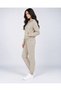 Women's 3 Thread Sweatshirt Set with Hood (Soft Puff Fabric) Cotton Women Sweatshirt Set with Hood - 4