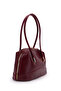 Baguette Form Faux Leather Martina Women's Shoulder Bag Burgundy - 2