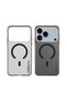 Apple iPhone 18 Pro 5G 2026 Hybrid Translucent Magsafe with Magnetic Charging Raised Camera Lips Elegant Look Case Cover - 2