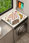 Clothes Dryer Top Organizer Mat Liquid-Proof Cover Polka Dot Laundry