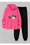 Hooded Children's Sweatshirt Skinny Leggings Set – Winter Top and Bottom Set