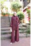 Floral Embroidered Zippered Tencel Set