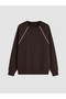 Texx Store Quality Xside Brown Soft Touch Oversize Women's Sweatshirt - 5